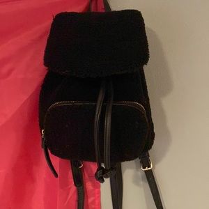 Cute black mini backpack